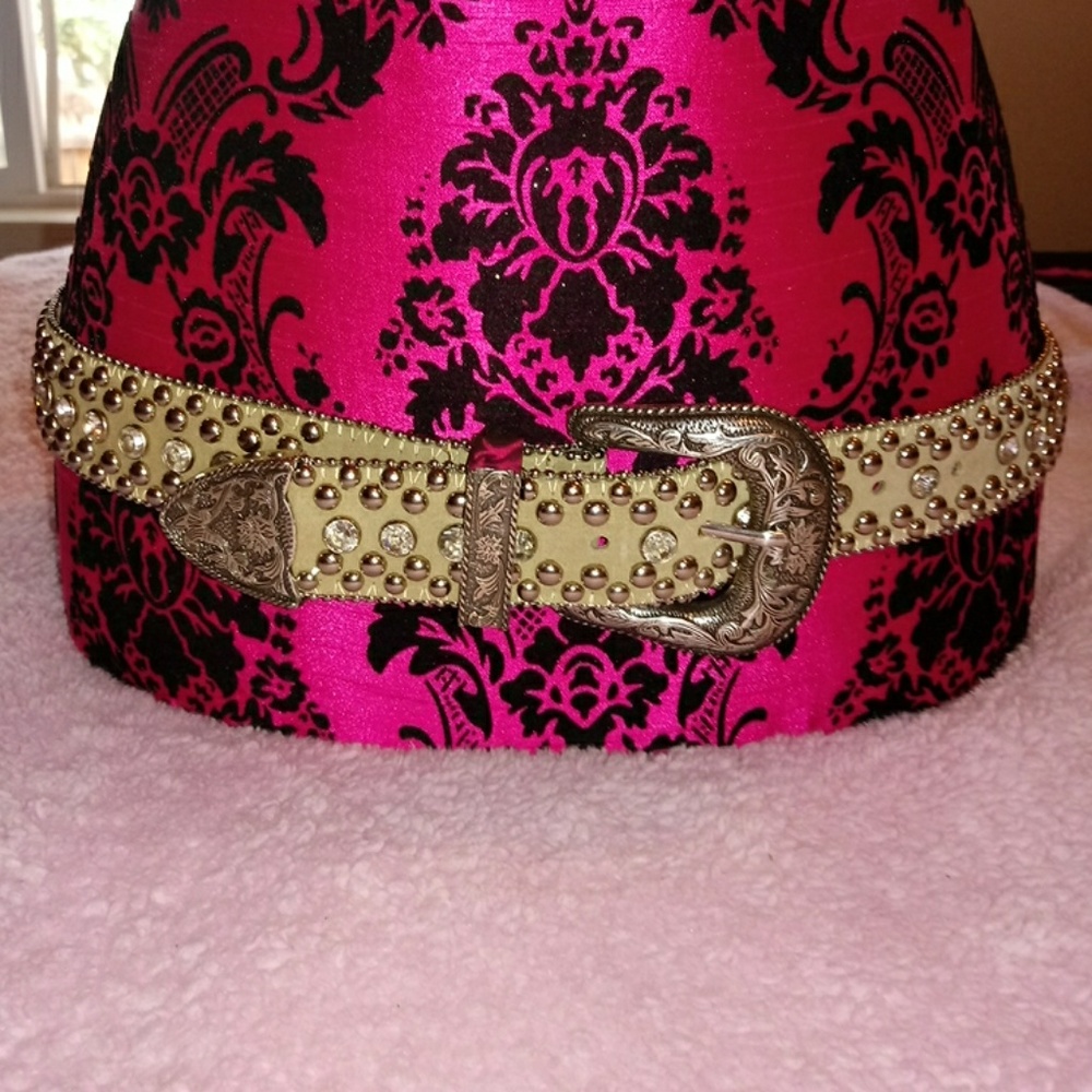 Rhinestone/Silver encrusted(Swarovski Crystal's)Women's Belt Medium
